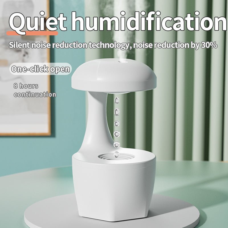 H2o Anti Gravity Usb Air Water Droplet Cool Mist Smooth Sailing Aromatherapy Humidifie