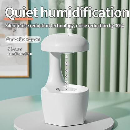 H2o Anti Gravity Usb Air Water Droplet Cool Mist Smooth Sailing Aromatherapy Humidifie