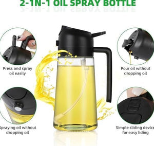 2 in 1  Oil Spray Bottle
