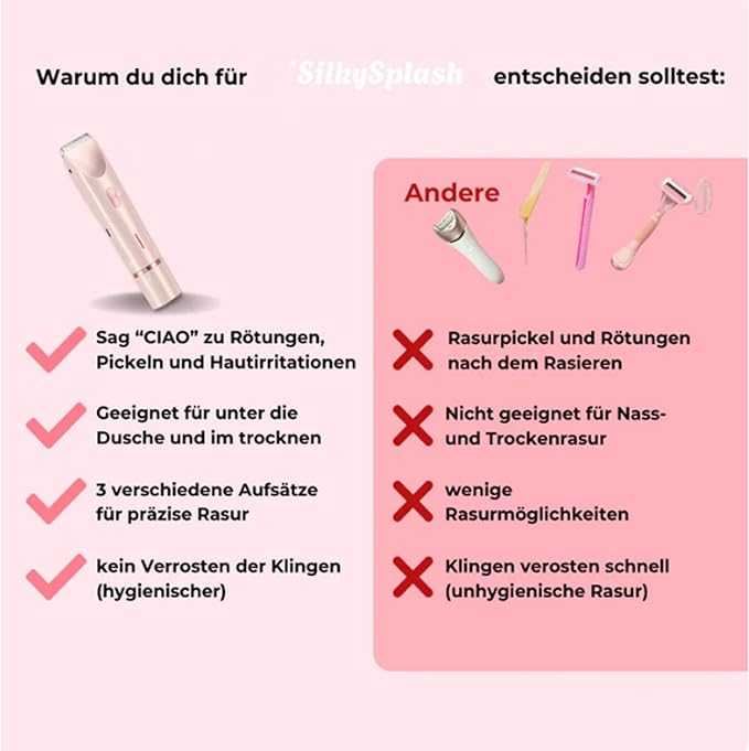 Silky Splash Vamaro Shaver